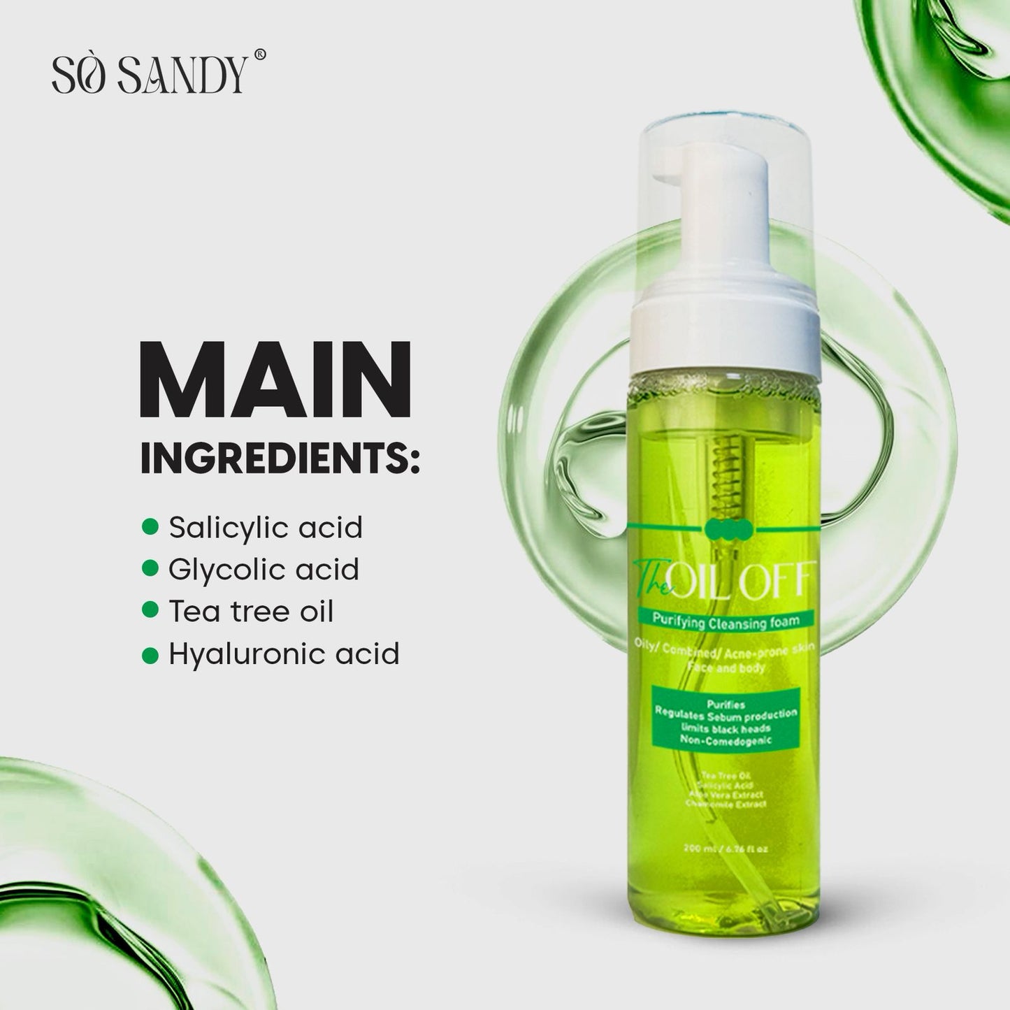 The Oil Off Foam Cleanser 200 ml