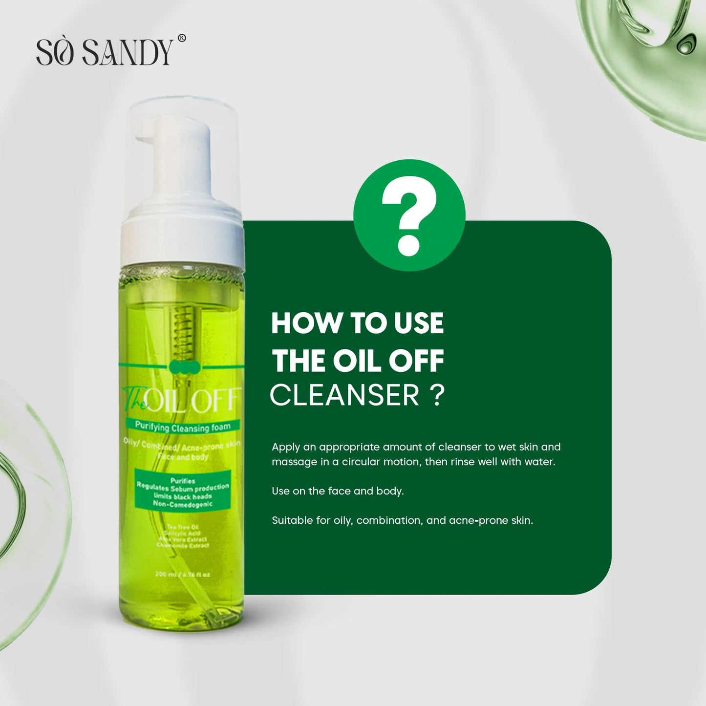 The Oil Off Foam Cleanser 200 ml