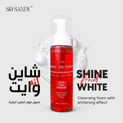 Shine and White Foam Cleanser 200 ml