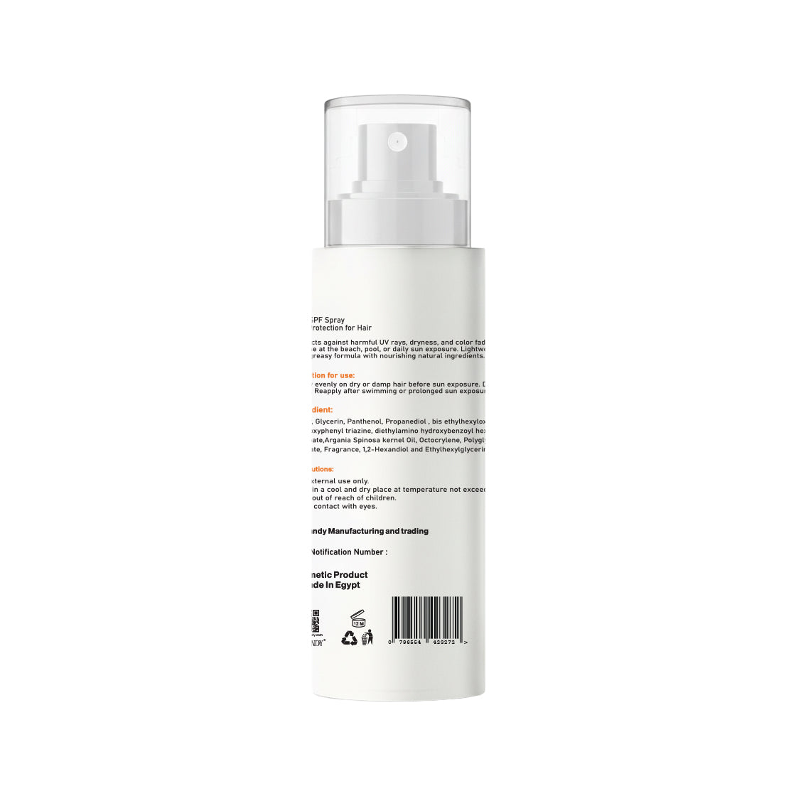 Hair Mist SPF 50+ Sun and Sun 125ml