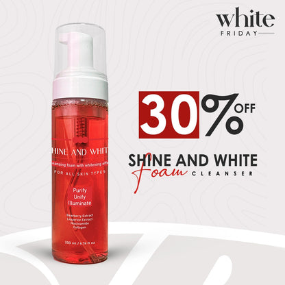 Shine and White Foam Cleanser 200 ml
