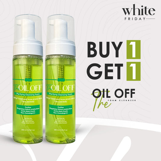 2 Pieces of The Oil Off Foam Cleanser — Buy 1 Get 1 Free