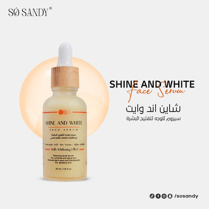 Shine & White Face Serum 30Ml